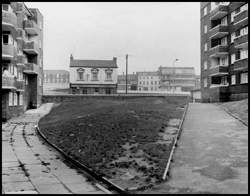 looking up to St. Anne street